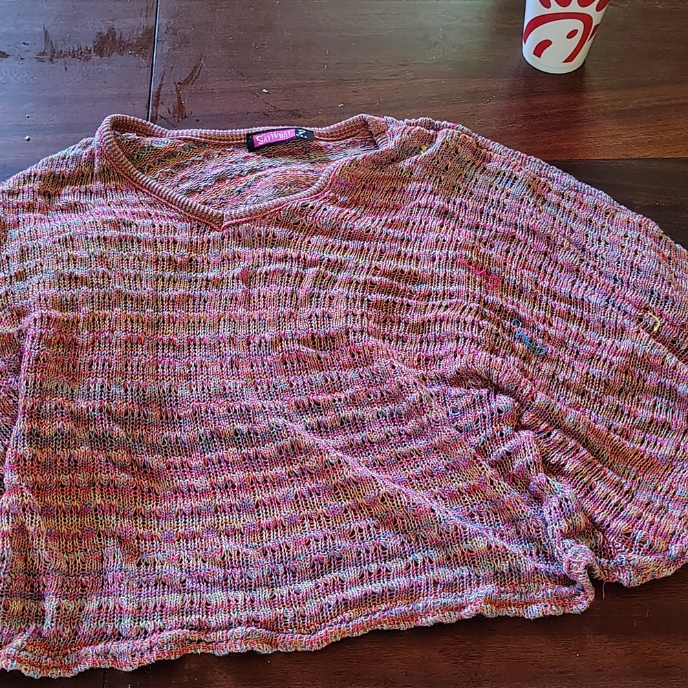 Multicolor Knit Women's Sweater